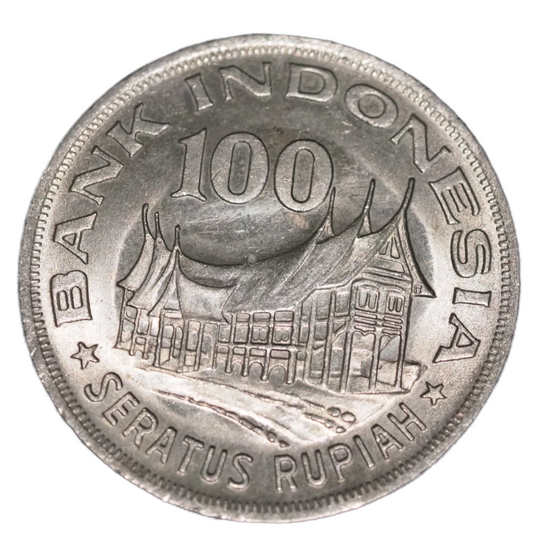 Indonesia 100 Rupiah 1978 Coin Copper-Nickel 9.8g