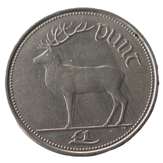 Ireland 1 Punt 1 Pound 1990 Coin Copper-Nickel
