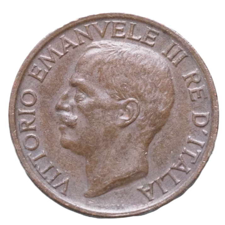 Italy 10 Centesimi 1920 Coin KM# 60 UNC Copper