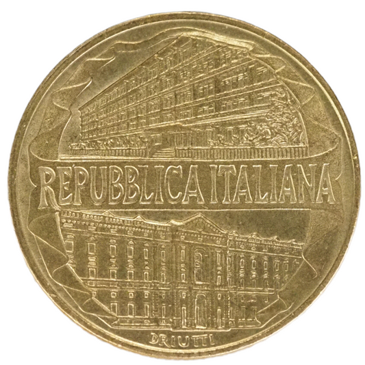 Italy 200 Lire 1996 Accademia Della Guardia Coin KM# 184
