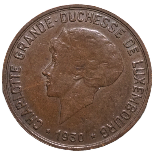 Luxembourg 10 Centimes 1930 Coin N# 3100 Bronze