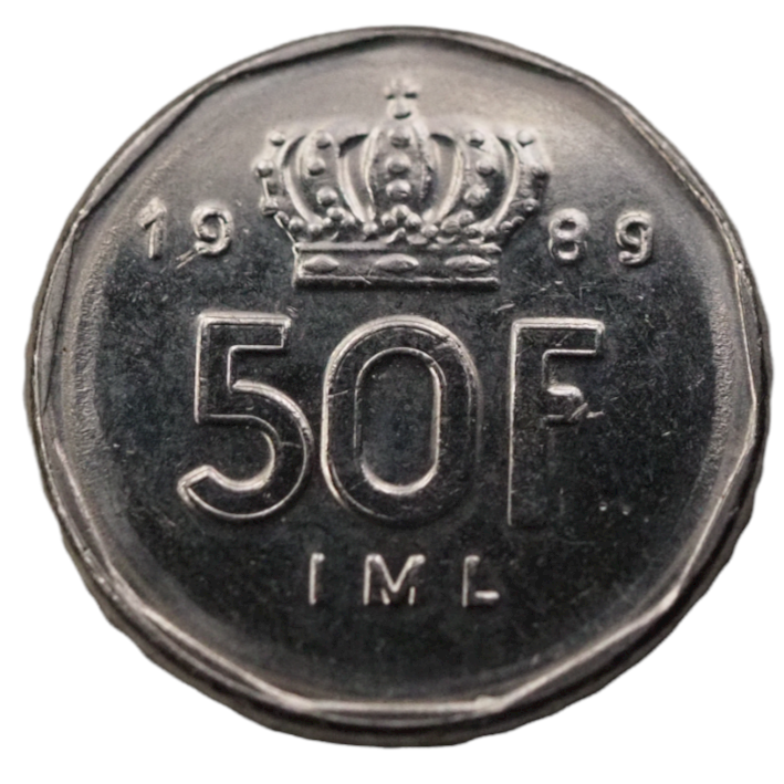 Luxembourg 1989 50 F Coin Collectible