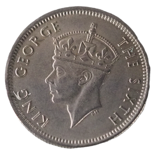 Malaya 1950 10 Cents Coin George VI KM# 8 Copper-Nickel
