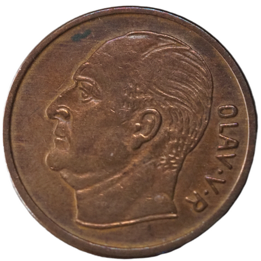 Norway 5 Ore 1961 Moose Coin