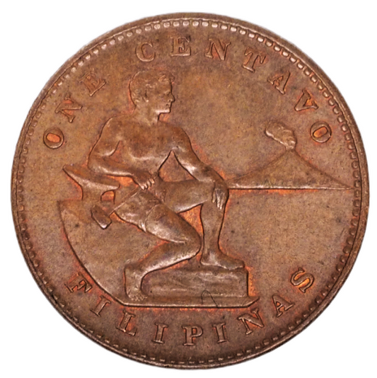One Centavo Philippines USA 1944-S Coin KM# 179