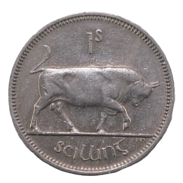 One Shilling Irish Eire Ireland 1964 Coin