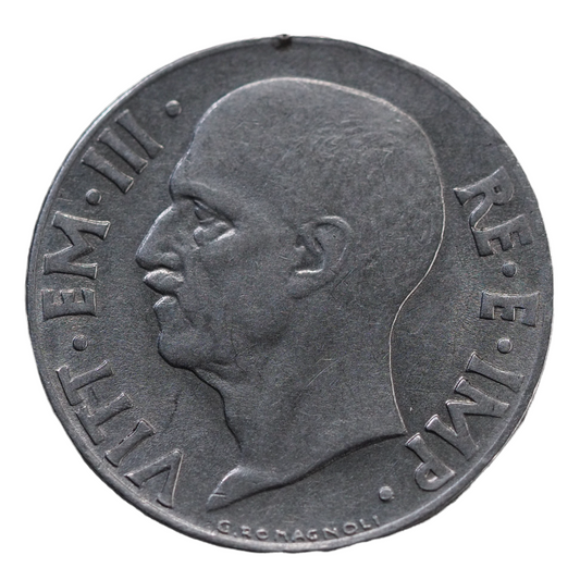Italy 20 Centesimi 1941 Stainless Steel Coin