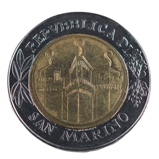 500 Lire San Marino 2000 Coin KM# 404