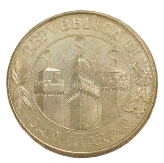 2001 20 Lire San Marino Coin 1700d.E.R.