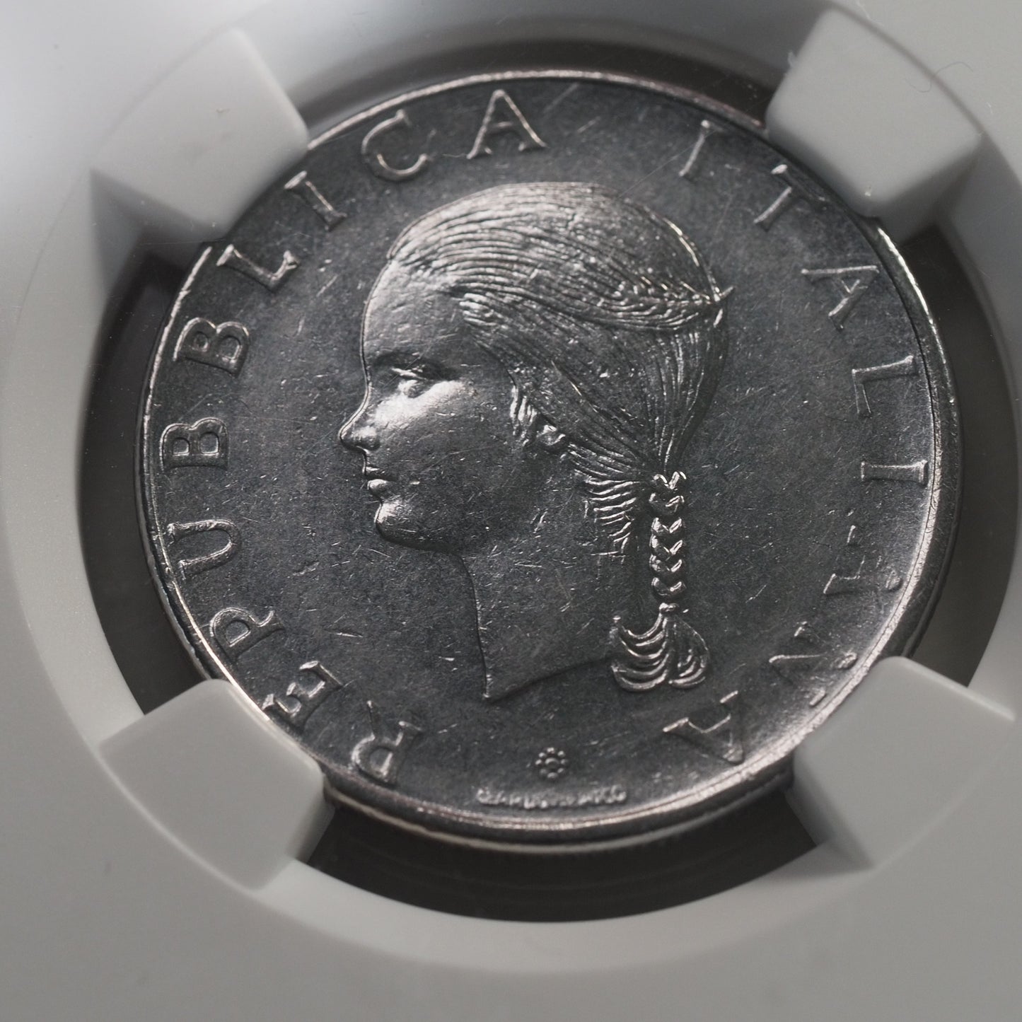 1979 ITALY 100L F.A.O 5775833-004 NGC AU 58 Coin