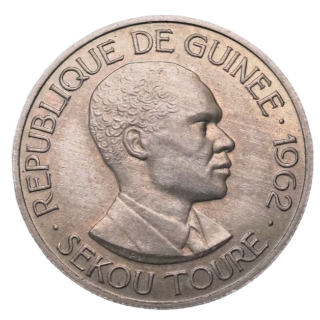 Guinea, 5 Francs 1962 Coin, N# 6321