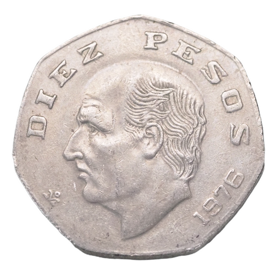 Mexico, Ten Pesos 1976 Coins KM# 477