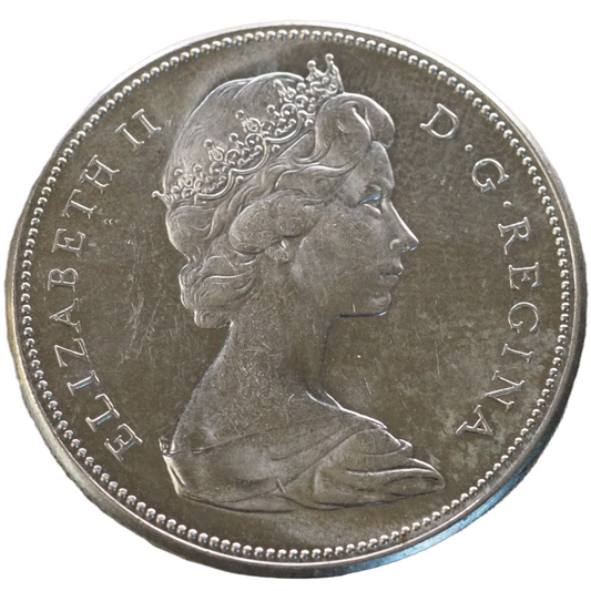 1967 Canada Silver Dollar Flying Goose Coin