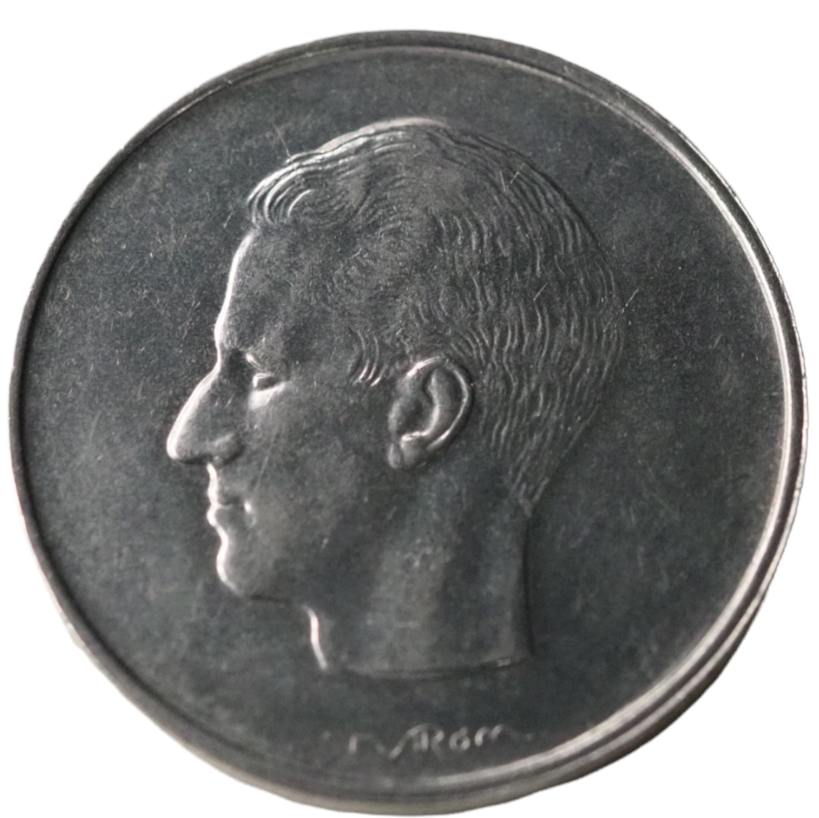 10 Francs Belgium 1972 Coin obverse design