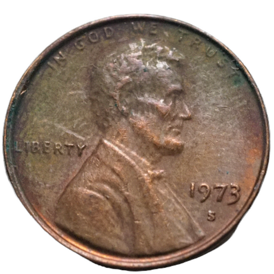 1973 S Lincoln One Cent Rare Error USA Coin