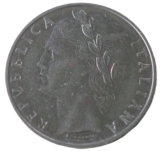 100 Lire Italy 1979 Coin, 8g, AC - Rare Collectible
