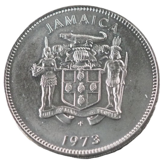 Twenty 20 Cents, Mate Coin, 1973 Fm Jamaica
