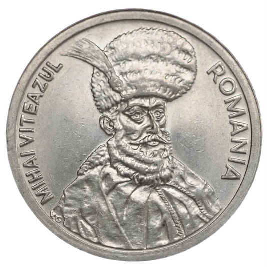 100 LEI Romania 1994 Coin KM# 111, Nickel Plated Steel