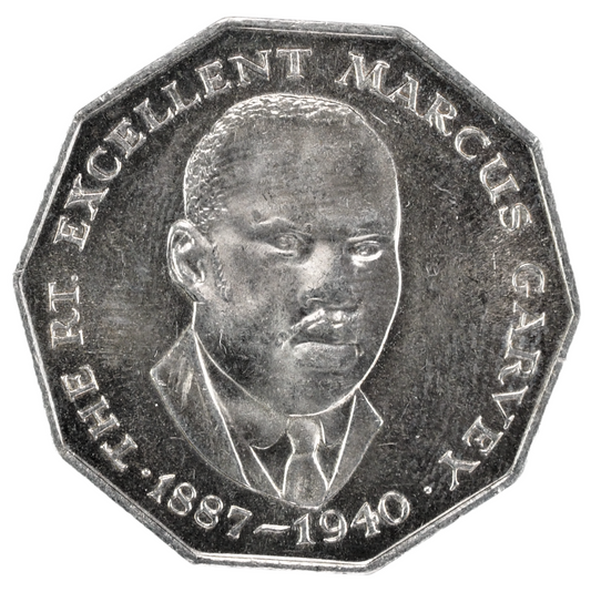 1988 Jamaica Fifty Cents Coin Large Size KM# 65