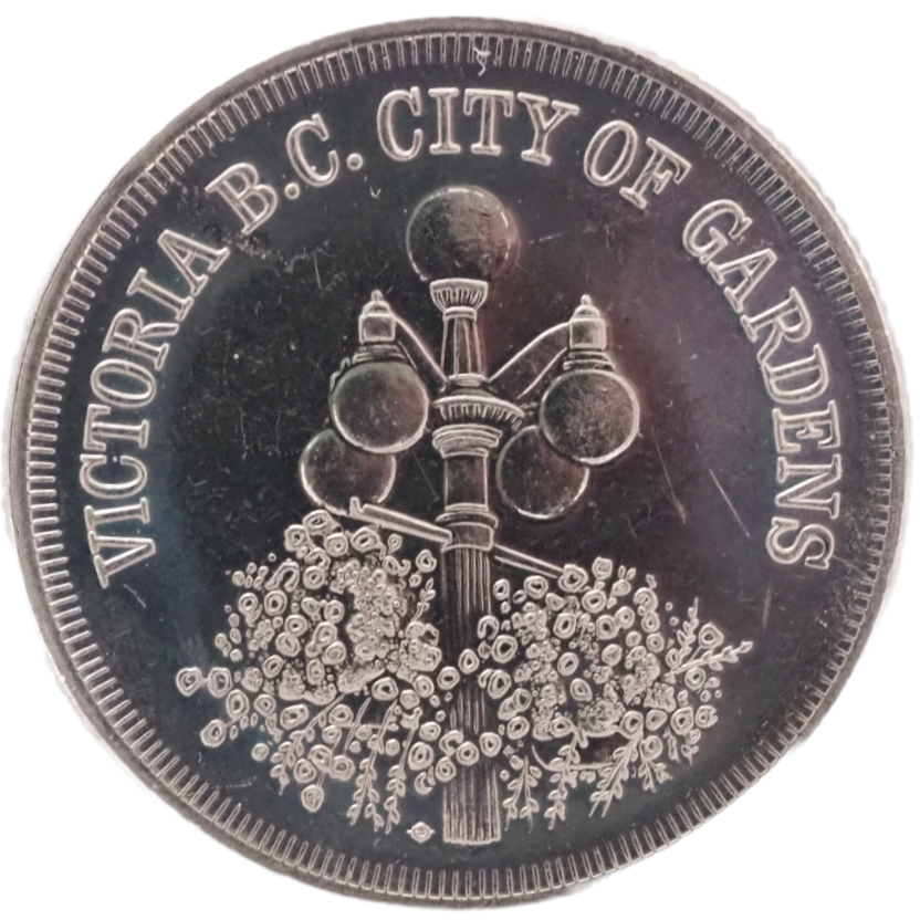 1986 Victoria BC Canada Dollar Token Empress of Japan