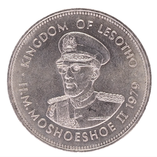 1 Loti Lesotho King Moshoeshoe II 1979 Coin UNC
