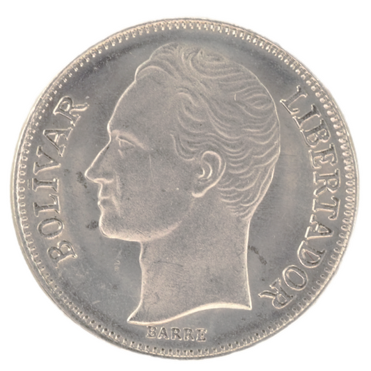 2 Bolivares Venezuela 1989 Coin Y# 43a