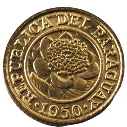 Paraguay 1 Centimo 1950 Coin KM# 20 UNC