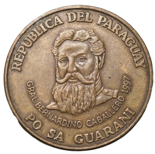 Paraguay 500 Guaranies 1997 Coin KM# 194
