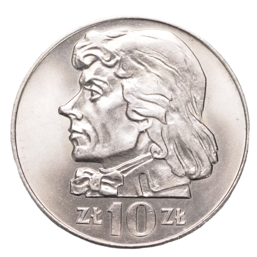 Poland 10 Zl T. Kosciuscko 1969 Coin