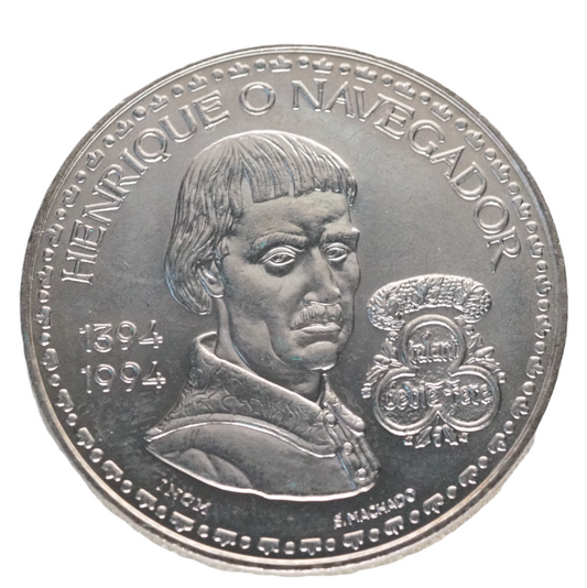 Portugal 200 Escudos 1994 Henry the Navigator Commemorative Coin Front