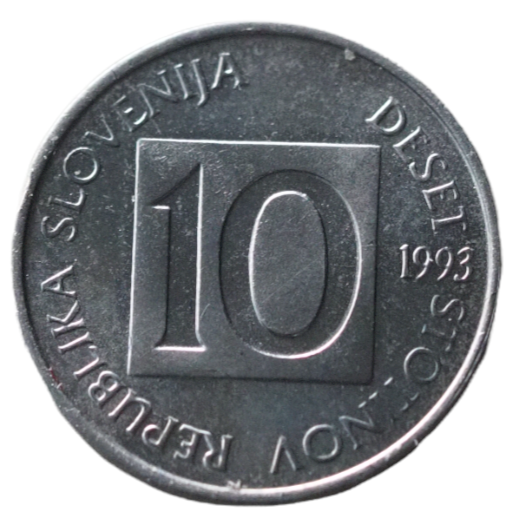 Slovenia 10 Stotinov 1993 UNC Coin