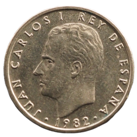 Spain 100 Pesetas Juan Carlos I 'CIEN' Coin 1982-1990 KM# 826