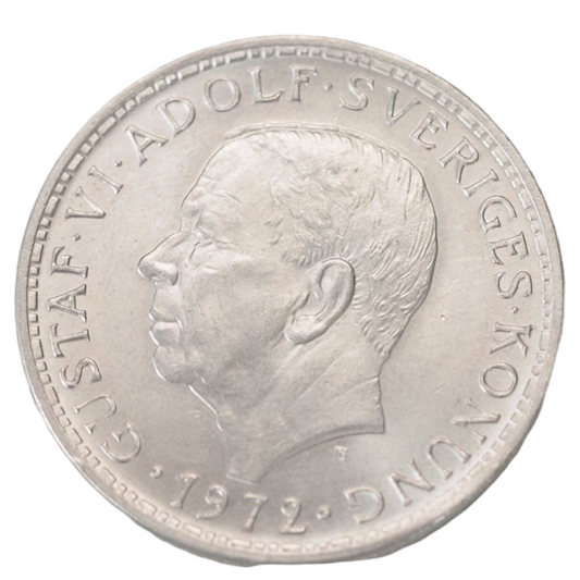 Sweden 5 Kronor 1972 Coin Gustaf VI Adolf