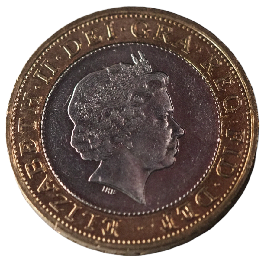 United Kingdom 2 Pounds 2002 BiMetallic Coin UNC