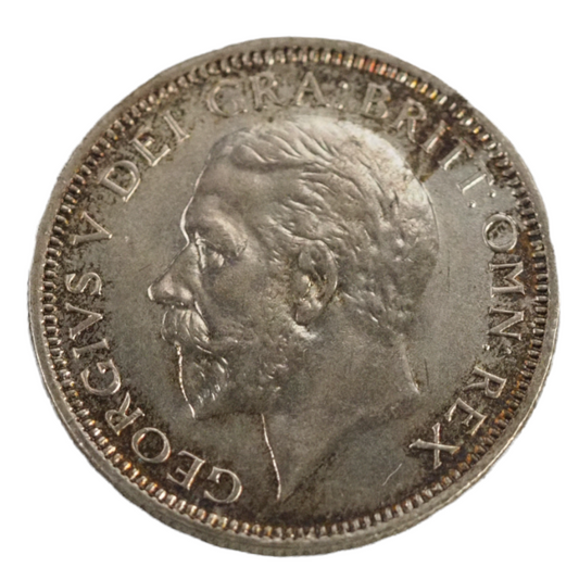 United Kingdom One Shilling 1936 Silver Coin KM# 833 UNC