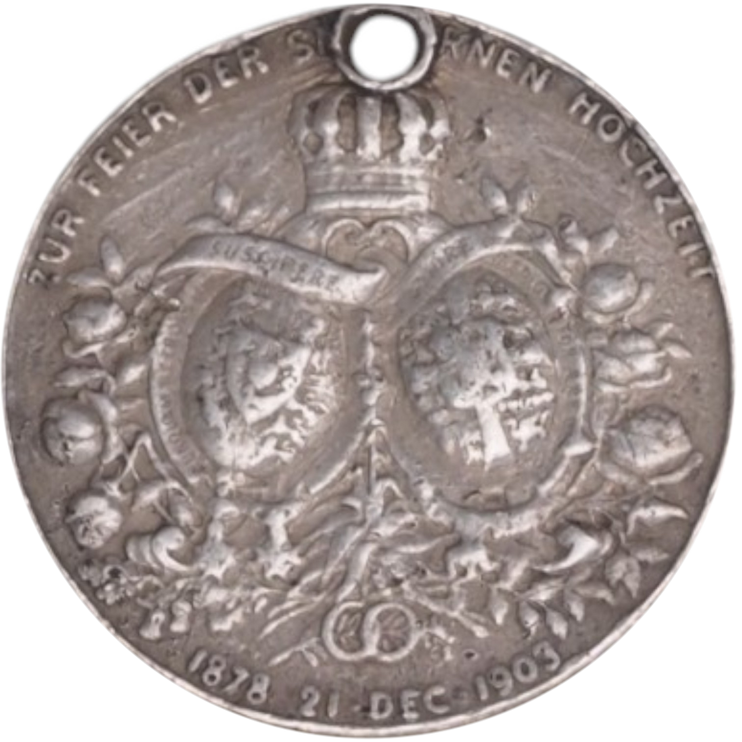 1903 German Silver Wedding Commemorative Medal