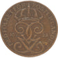 1925 Swedish 5 Öre Coin with Three Crowns
