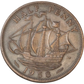 1958 British Half Penny - Elizabeth II