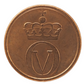 1959 Norway 1 Ore- Squirrel Coin  KM# 403