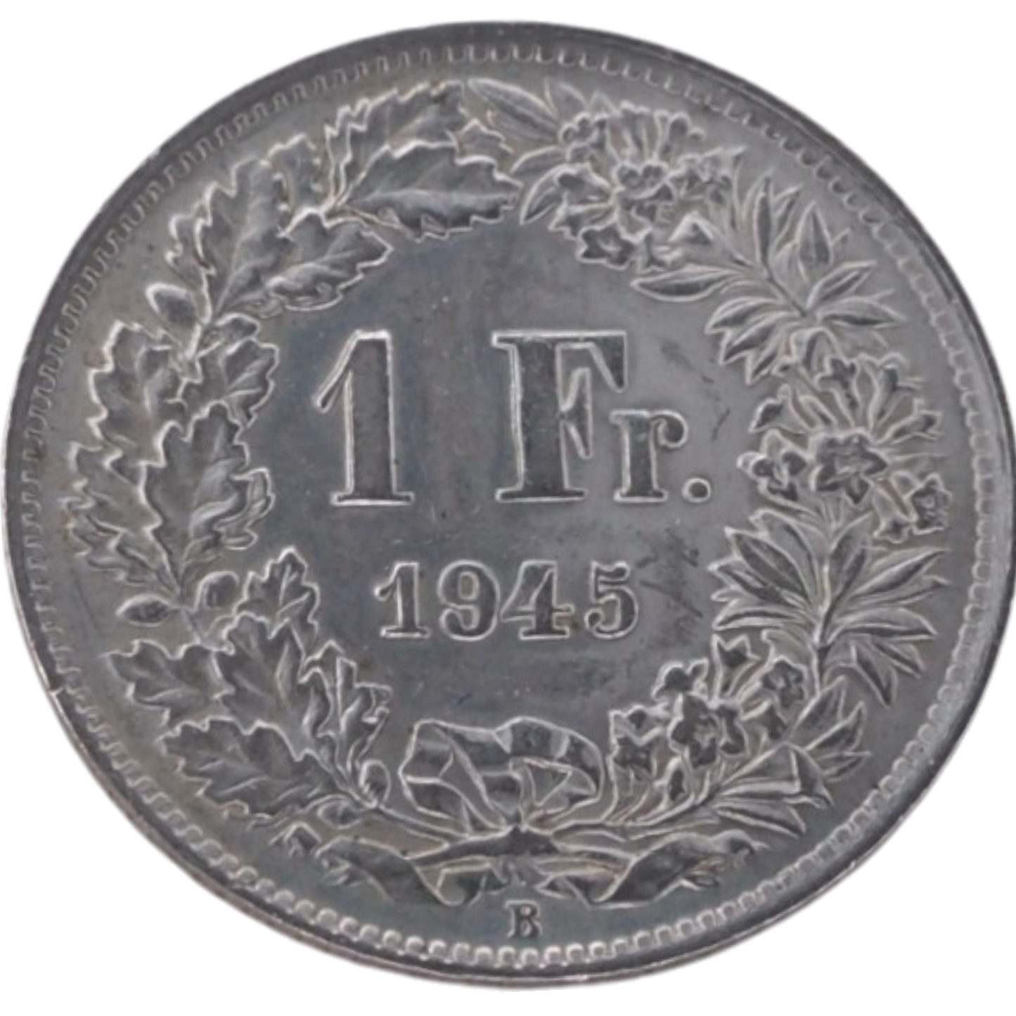 1 Franc Silver Coin (Switzerland) - 1945