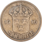 25 Öre 1910 Sweden, Silver Coin