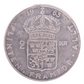 2 Kr. Sweden 1963 Silver Coin    KM# 827