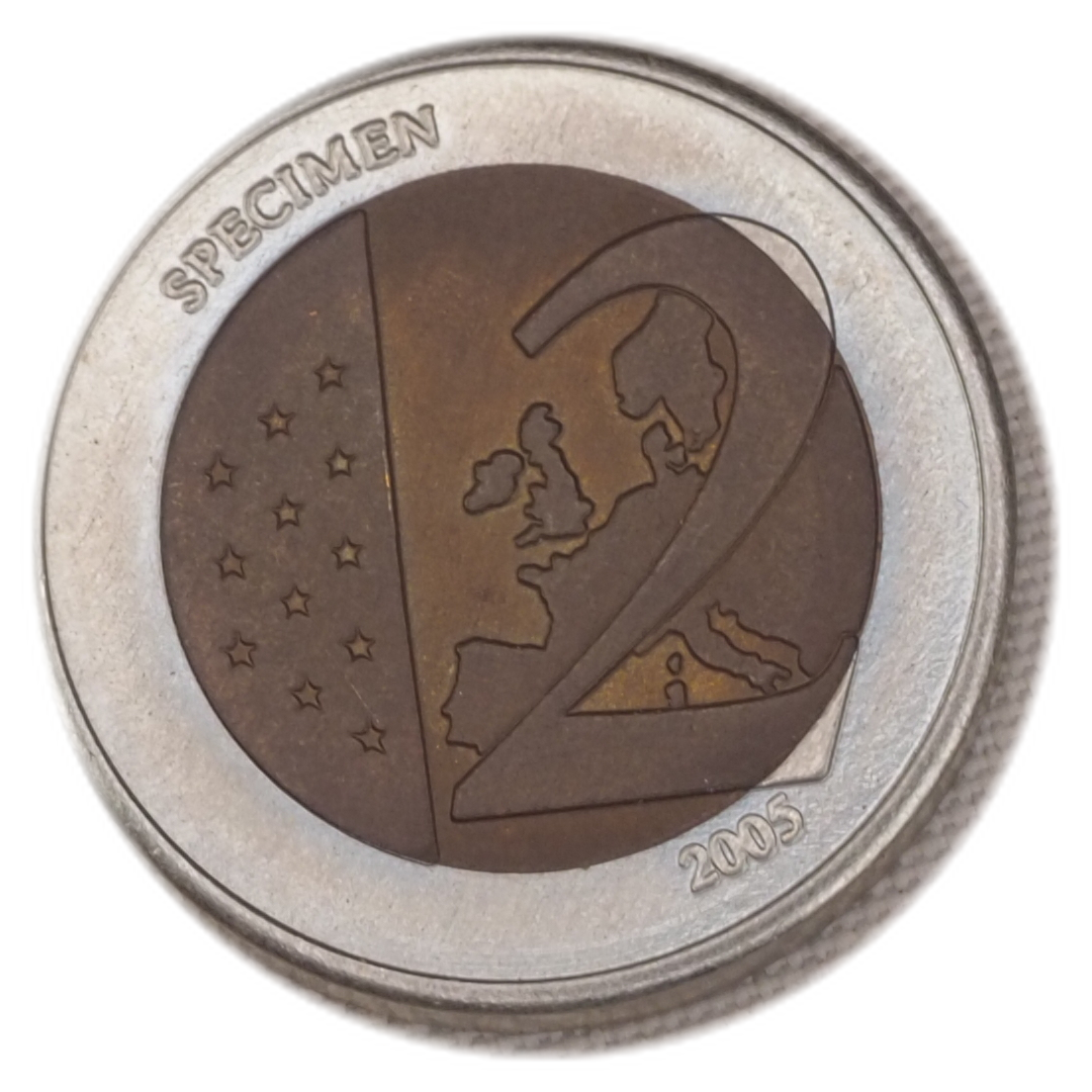 2 Euro 2005 European Union Enlargement, Specimen.