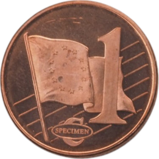 Cyprus 2003 1 Euro Prueba Essai Specimen Coin