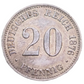 Germany 20 Pfennig 1876B Silver Coin