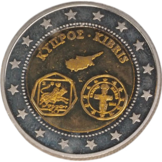 Cyprus Euro Coin 2008 - Cyprus Joining the EU