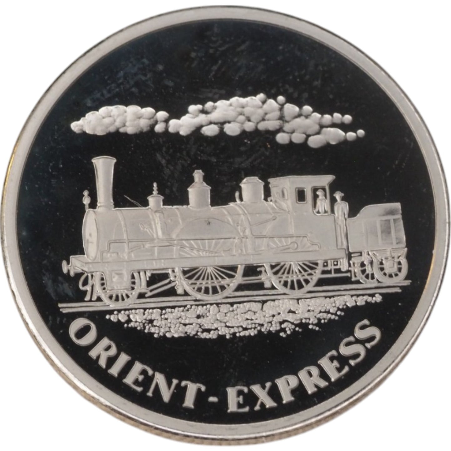 Steam Engine and Train – Historical Medal