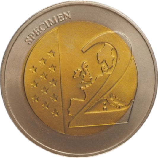 Vatican 2 Euro Commemorative Coin – Pope John Paul II, 2001 Specimen.