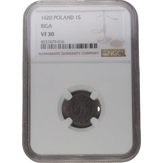 1620 Poland 1 S, Riga - NGC VF 30