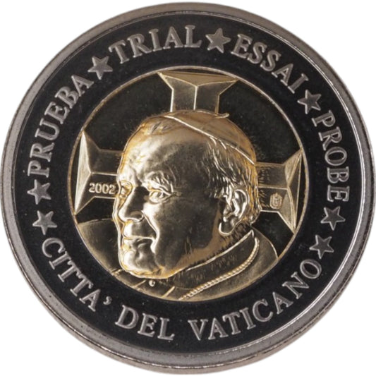 Vatican, 2002 Specimen - Pope John Paul II, 2 Euro.